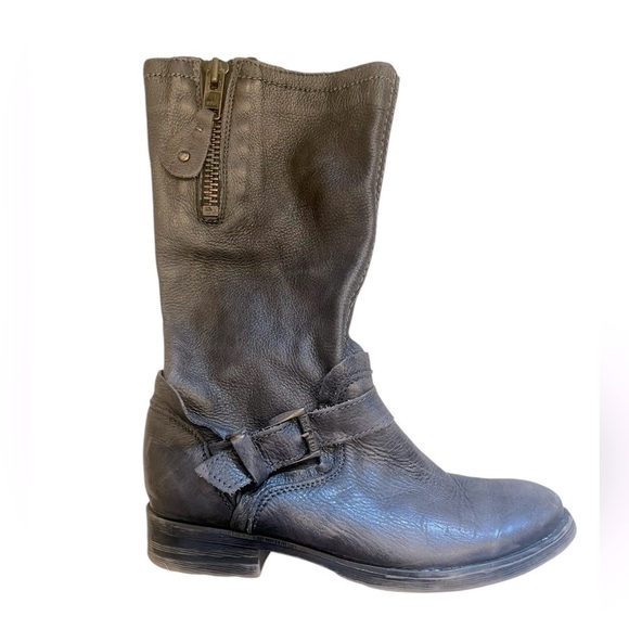 BED STU Cobbler Series Deep Pewter Leather Boots - Picture 1 of 10